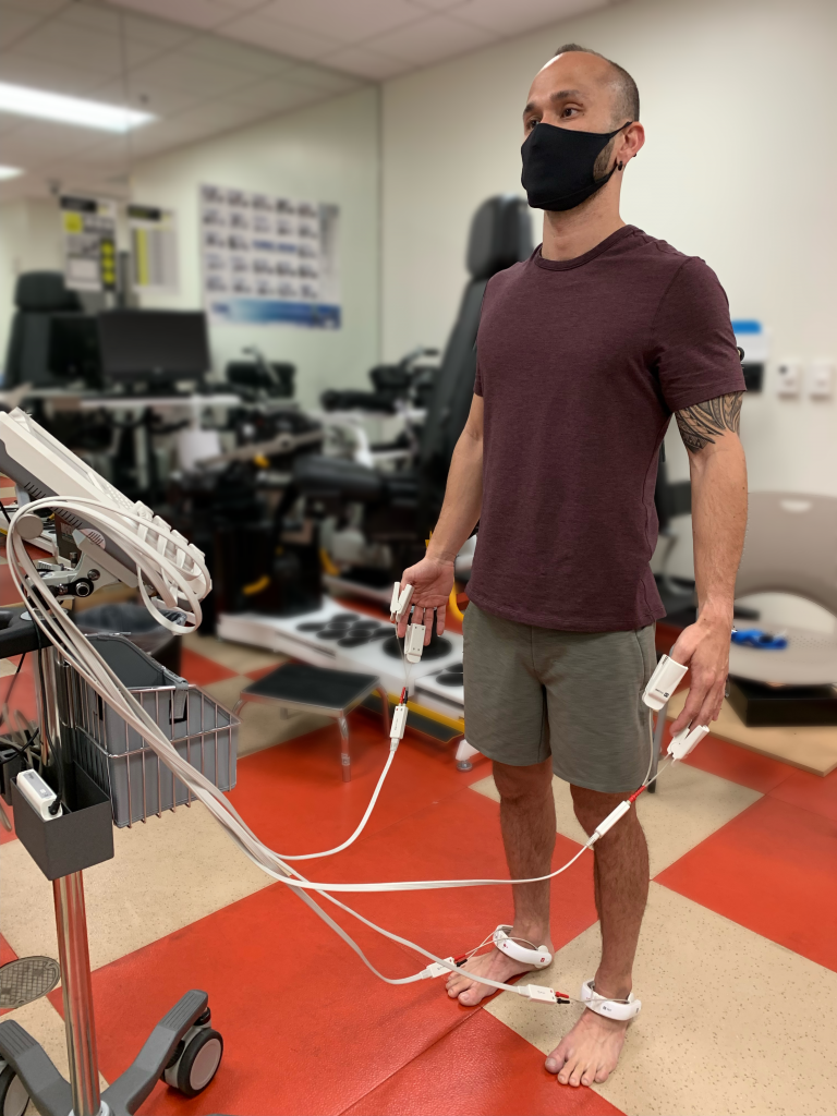 InBody scan in progress
