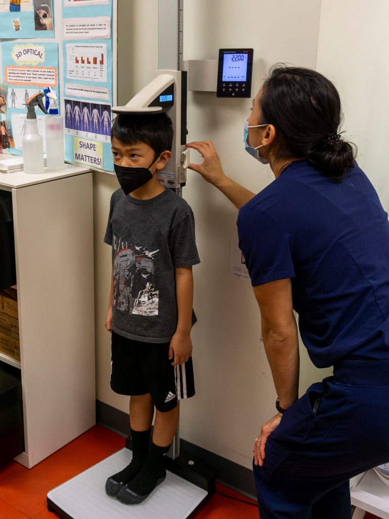 Shape Up! Kids — pediatric measurements