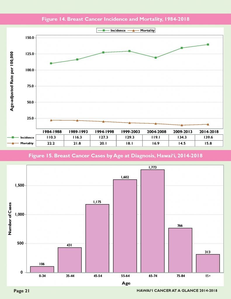 Breast cancer statistics chart 2