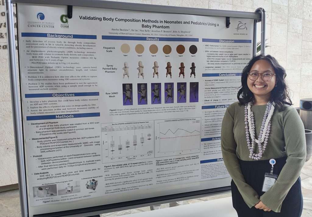 Atasha presenting her CREATE poster